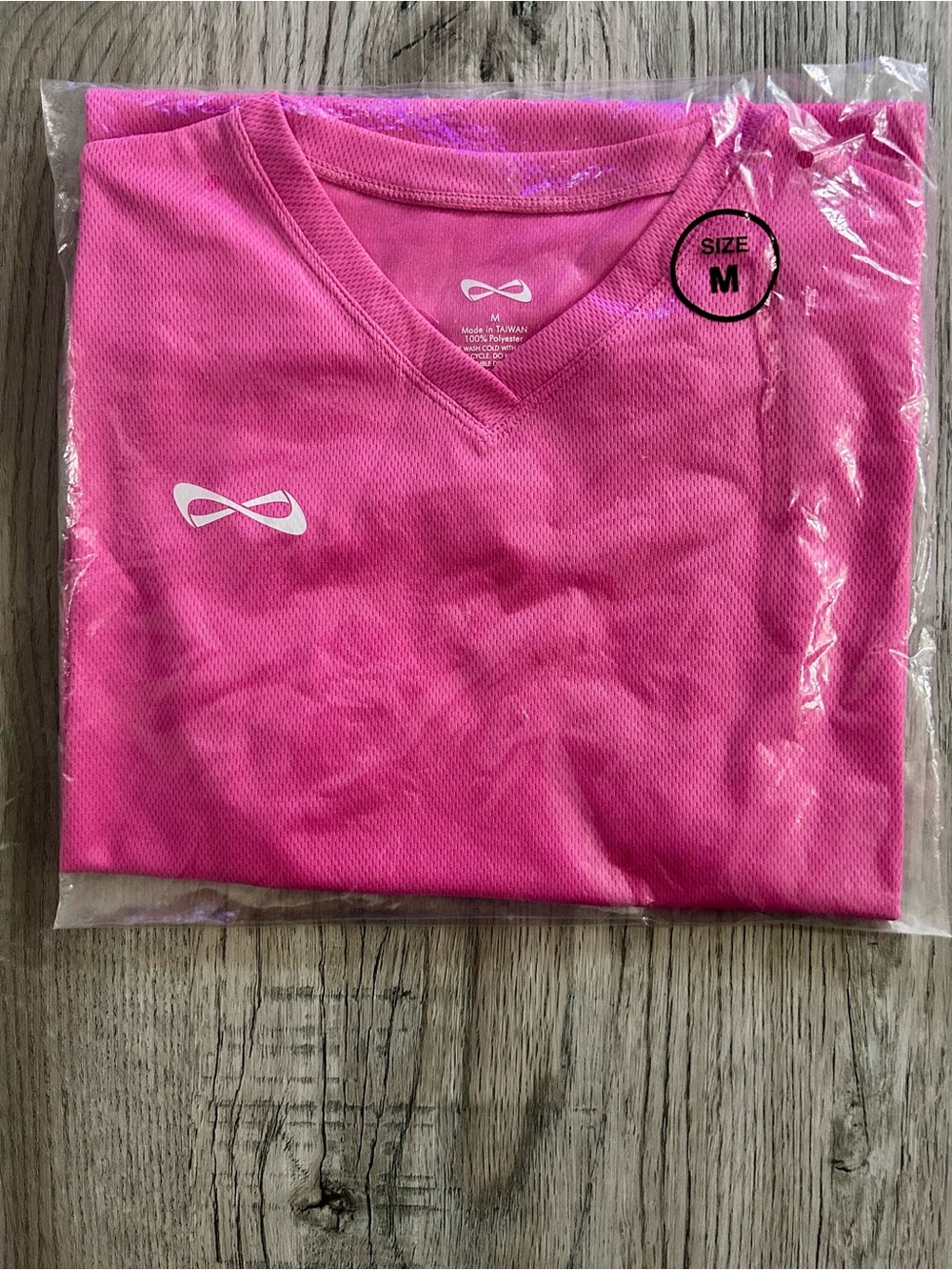 NFINITY Women's V-Neck Jersey in Hot Pink